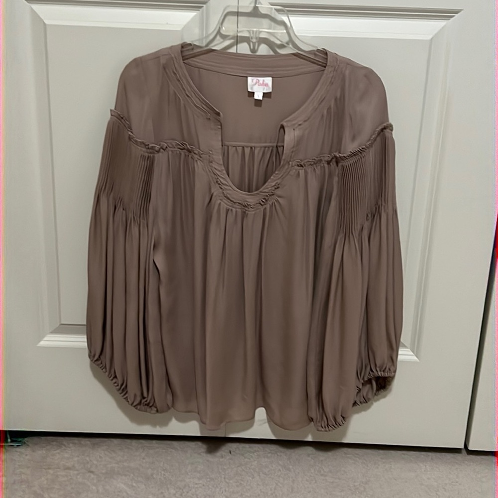 Parker Taupe Blouse